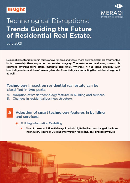 Technological Disruptions: Trends guiding the future of residential real estate
